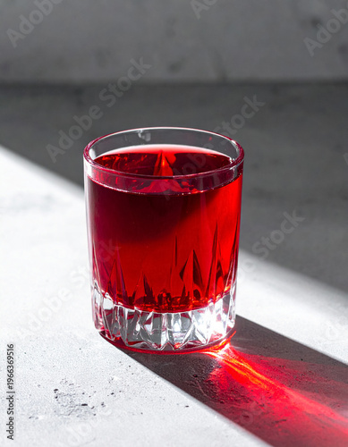 Hibiscus tea jamaica on cement background