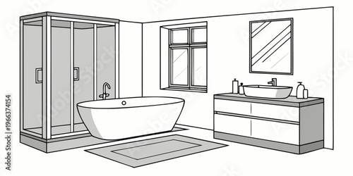 A person reading a newspaper at a cluttered desk in an office setting