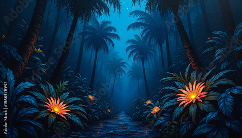 Path of the Midnight Blooms