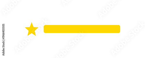 Five star rating full progress bar icon