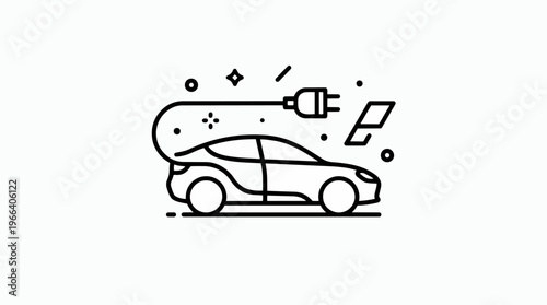 Electric car charging vehicle.