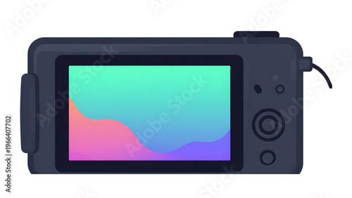 digital video camera illustration