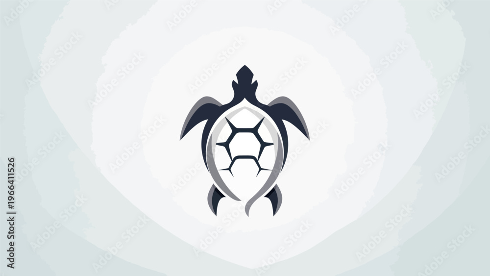 Obraz premium Turtle logo design