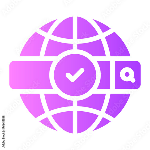 search engine gradient icon