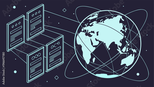 Worldwide digital network with video streaming, data connectivity and online content distribution.