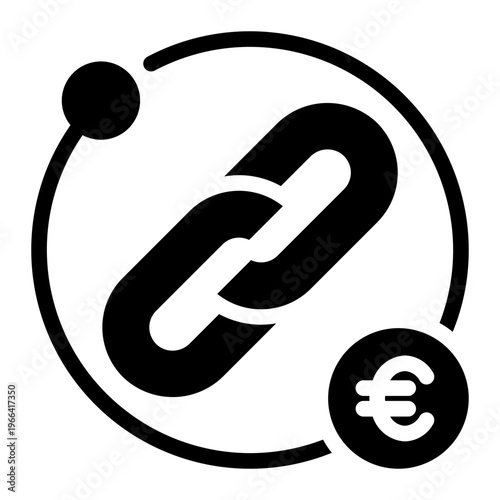 affiliate program glyph icon