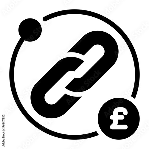 affiliate program glyph icon