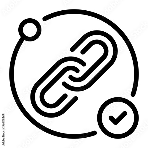 affiliate program line icon