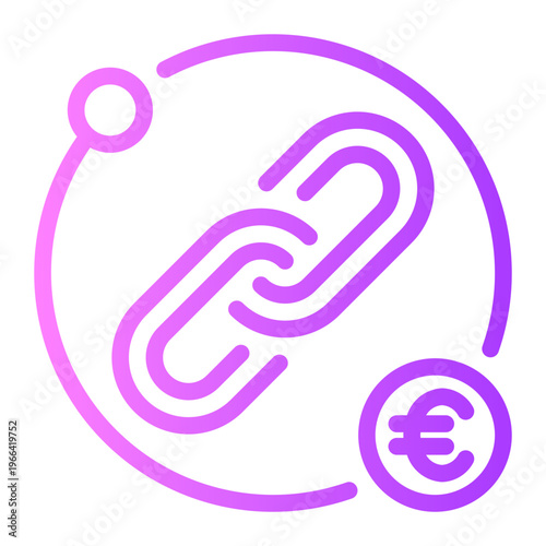 affiliate program gradient icon