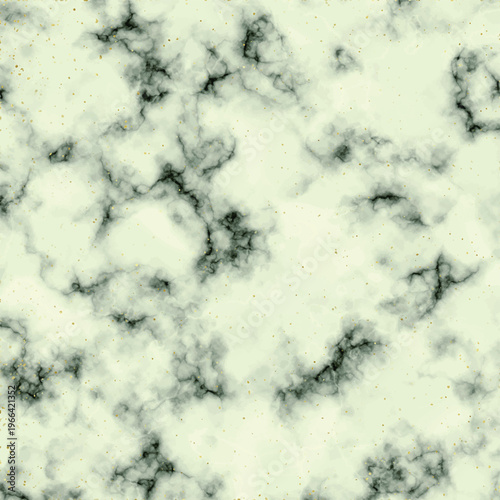 Elegant Light Green Marble Texture with Gold Flecks