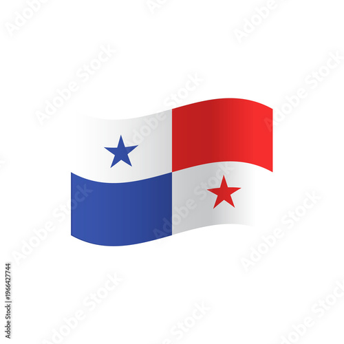 Free Download Panama flag waving on transparent background illustration. - GFXLoad
