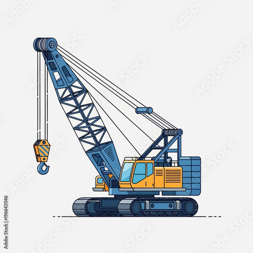Heavy Duty Crawler Crane Lifting Equipment Construction Machine
