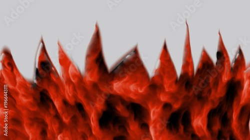 fire flames on alfa channel