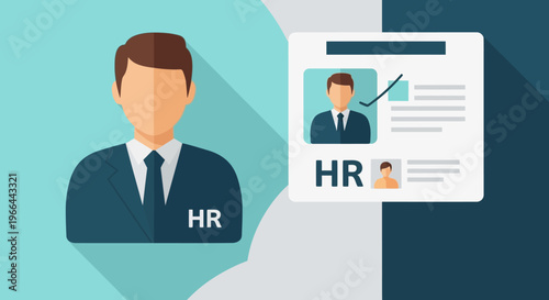 Human Resources Professional Male Avatar.