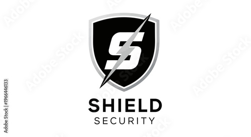Shield Security Logo Design Emblem.