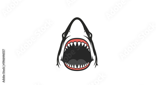 Shark purse with sharp teeth design.