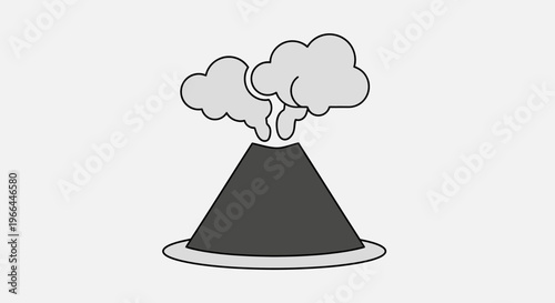Volcano Eruption Smoke Emissions Geology.