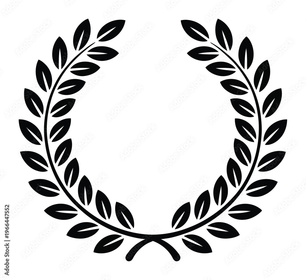 Obraz premium Laurel Wreath Vector Illustration
