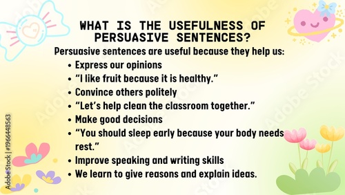 Tableau sur toile Discover the power of persuasive sentences for better communication, expressing