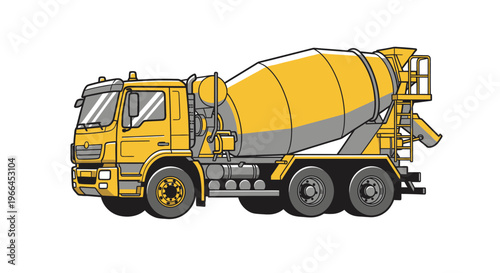 Heavy Duty Concrete Mixer Truck for Construction and Building Projects