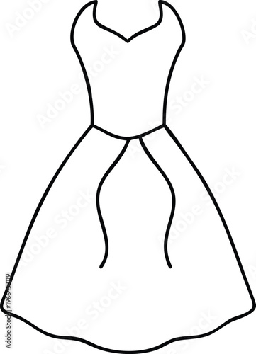 Charming A Line Dress with Sweetheart Neckline and Decorative Waist Ribbon for Feminine Attire