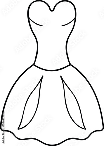 Charming strapless sweetheart neckline short dress perfect for a festive party look