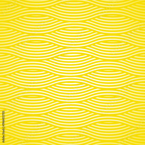 Pasta background, spaghetti abstract geometric pattern. Macaroni yellow poster. Wavy abstract pattern. Eps10.