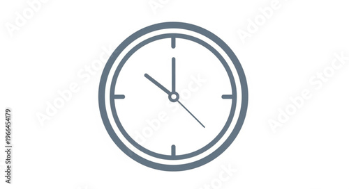 Clock face displaying time, indicating the hour and minute.