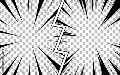 Comic versus battle template background