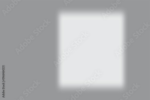 Window shadow overlay effect. Light effect from window frame shadow overlay. Shadow overlay with light