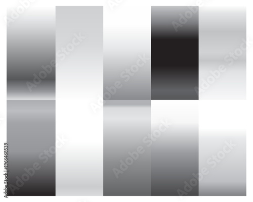 trendy metallic steel or platinum gradient backdrop in set