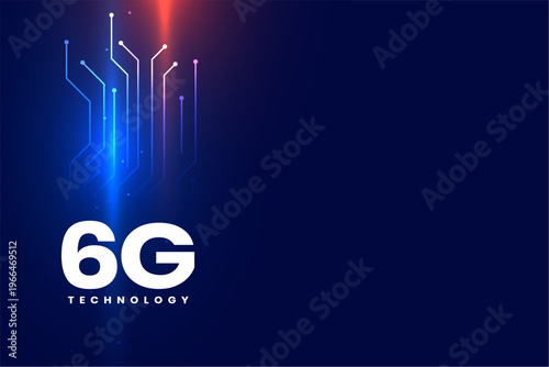 6th generation telecommunication network tech background