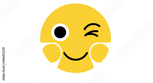 Smiling Face Emoji Winking Blush.