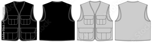 Beige utility vest, outdoor gear, sleeveless design, multi-pocket vest, hiking apparel, fishing vest, photography outfit, rugged travel clothing, adventure wear