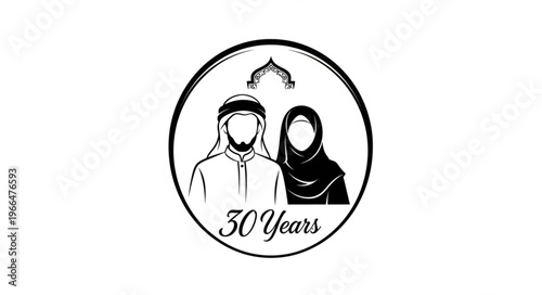 Anniversary Celebration - A Couples 30-Year Journey of Love and Togetherness.