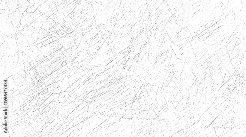 White background with random grey scratches and dots abstract texture pattern