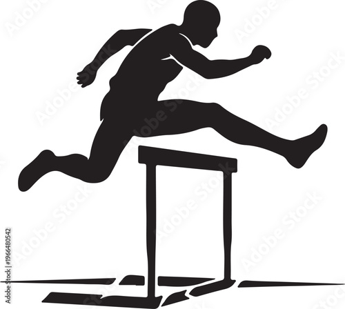 Weightlifter Deadlift Silhouette, Strength Training Vector, Powerlifting Graphic, Gym Brand Logo