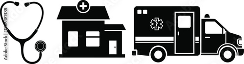 Medical Syringe with Heartbeat Line World Health Day Concept Vector Illustration