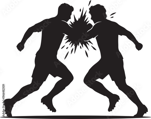 Football Bicycle Kick Silhouette, Acrobatic Soccer Vector, Extreme Sports Graphic, Professional Athlete Logo