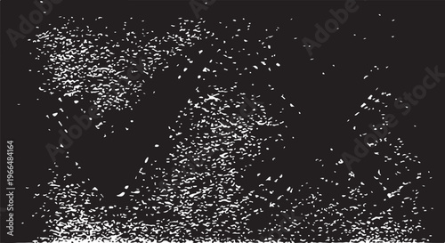 Overlay textures set stamp with grunge effect. Old damage Dirty grainy and scratches. Set of different distressed black grain texture. Distress overlay vector textures.