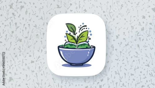 glass of fresh green smoothie and matcha tea