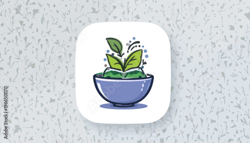 glass of fresh green smoothie and matcha tea