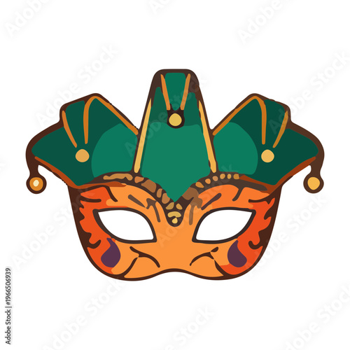 Jester Mask Illustration