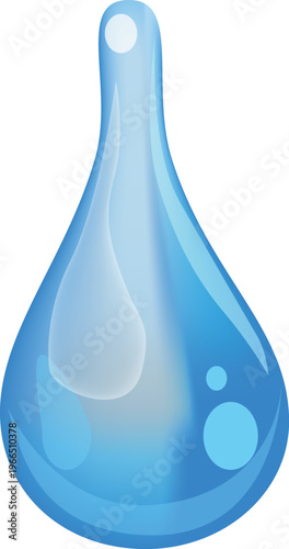 Drop of water, blood, blue, raindrop