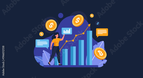 A dark blue background evoking feelings of mystery and calmness.