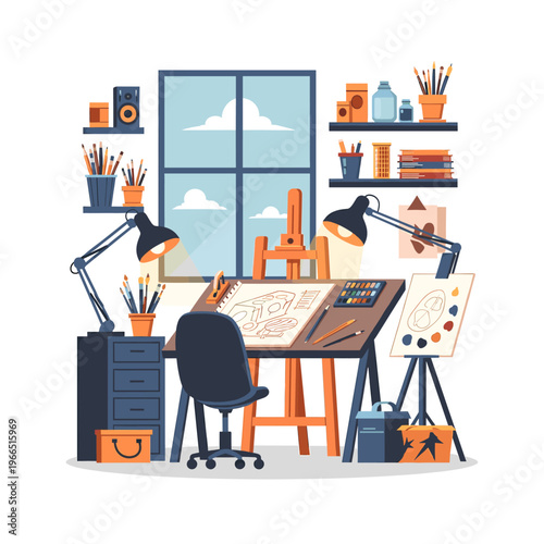 An illustration of a chest of drawers with one drawer pulled out, conveying organization and accessibility.