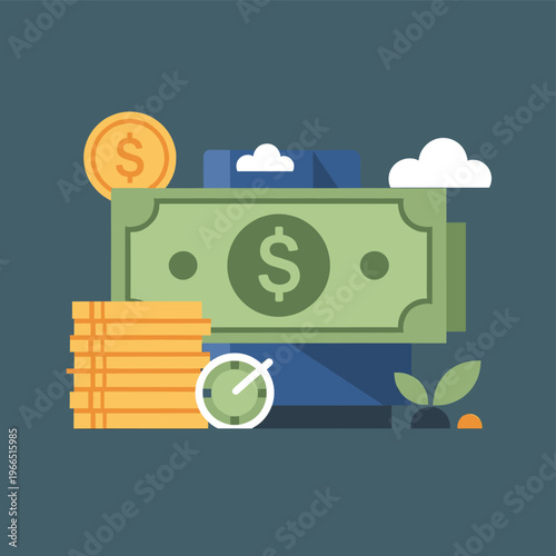 A minimalist graphic design featuring yellow rectangles on a blue background, conveying a sense of modernity and simplicity.