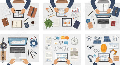 People Working on Computers.