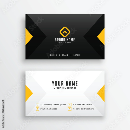 Modern Creative Business Card Design Template | Corporate Professional Branding Identity Card Set