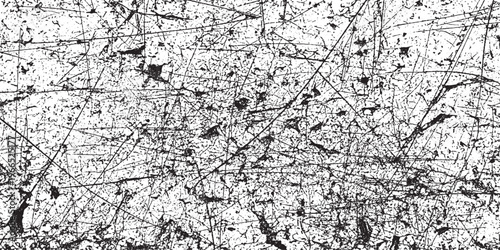 Intense chaotic grunge texture overlay with numerous scratches, dust specks, and distressed noise for abstract rough design elements, scratch overlay, dust particles, speckle effect, distressed backgr